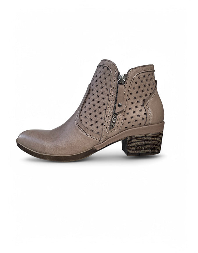 Barlow Ankle Boots Taupe Leather