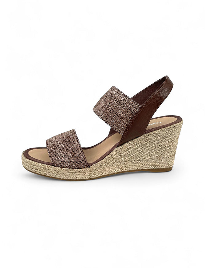 Pivey Wedges Cocoa Natural Rope