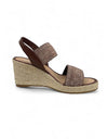 Pivey Wedges Cocoa Natural Rope