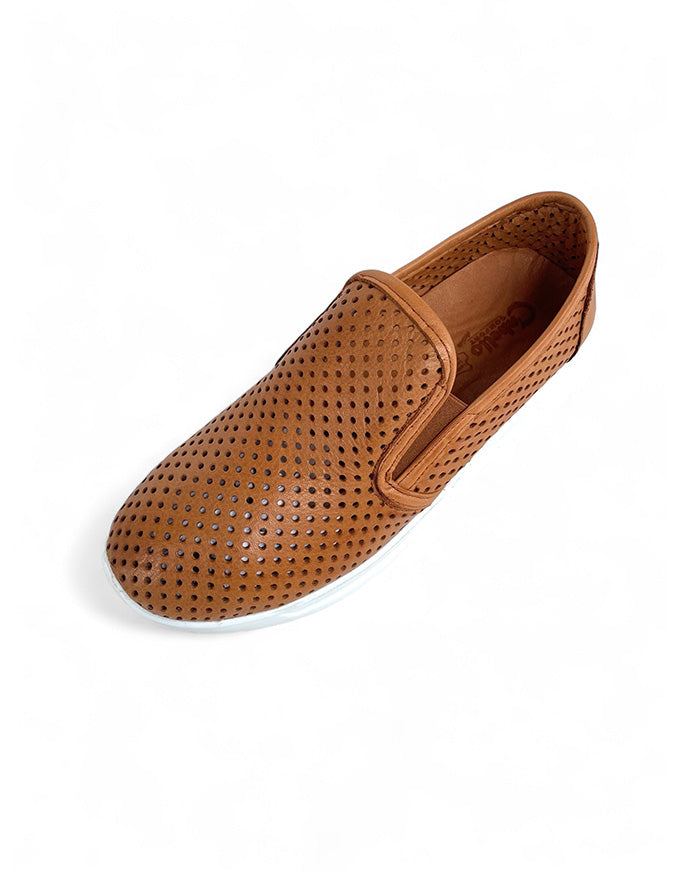 EG219 Sneakers Tan Leather