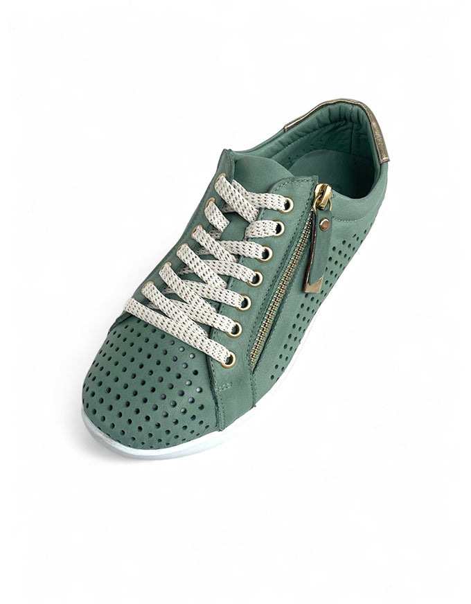 EG256 Sneakers Emerald Leather