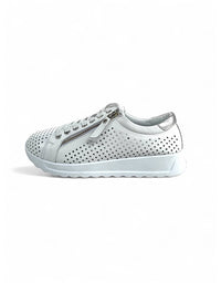 EG256 Sneakers White Leather