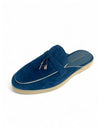 LOTTIES Flats Light Navy Suede