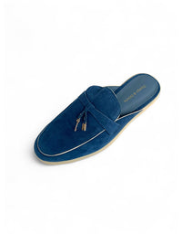 LOTTIES Flats Light Navy Suede
