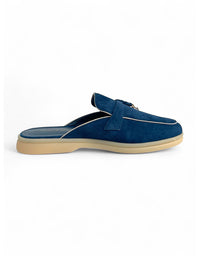 LOTTIES Flats Light Navy Suede