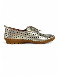 Kroon Flats Gold Metallic Leather