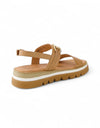 SABRI Leather Sandals Tan