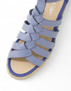 PELONY Wedges Denim Leather