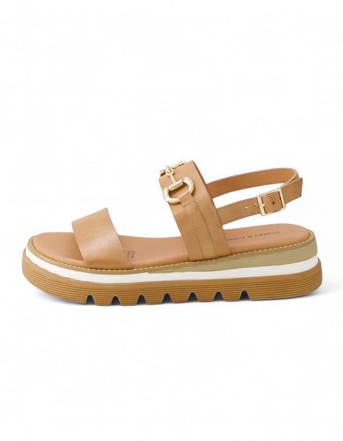 SABRI Leather Sandals Tan