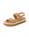 SABRI Leather Sandals Tan