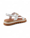 SABRI Leather Sandals White