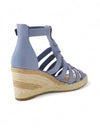 PELONY Wedges Denim Leather