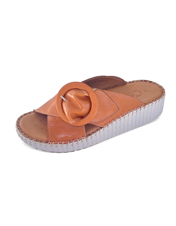TORCH Sandals Tan Leather