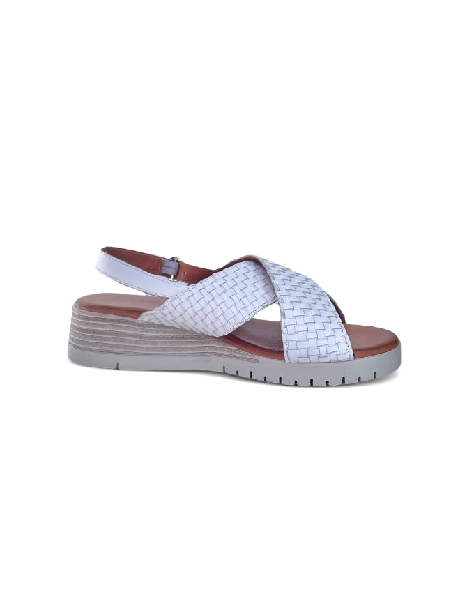 Exile Sandals White Leather