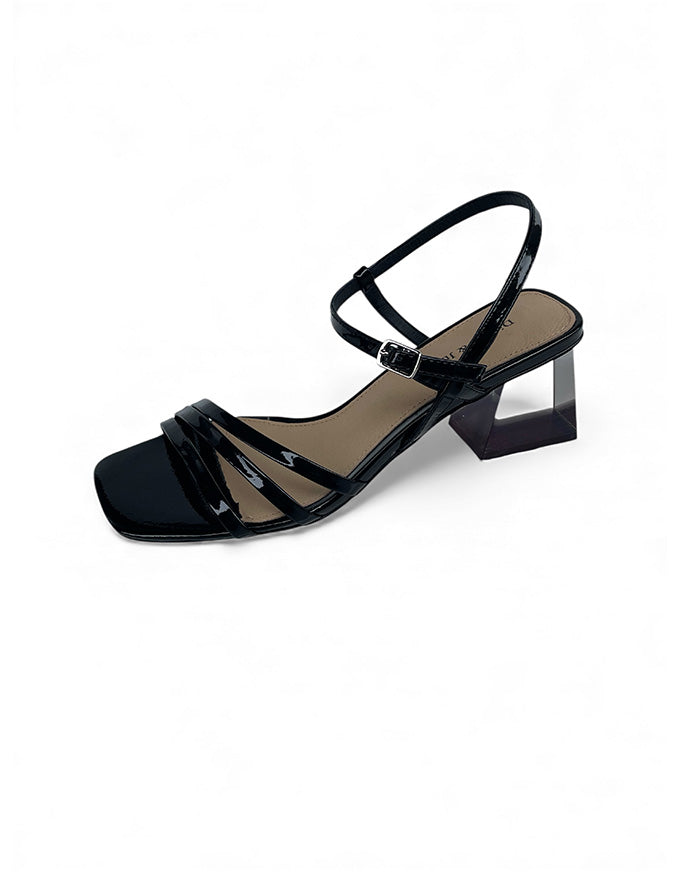 MARIAN Heels Black Patent Leather