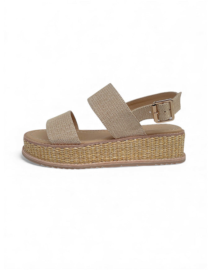 Vienna Sandals Natural Raffia