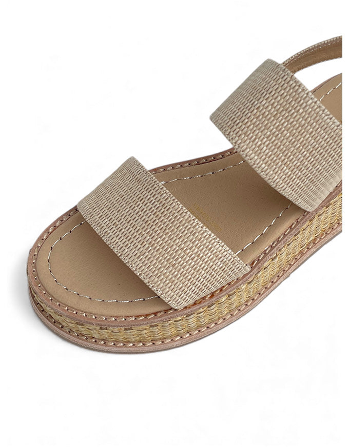 Vienna Sandals Natural Raffia