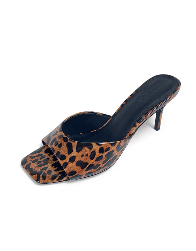 PREETENCE Heels Leopard Patent