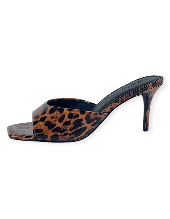PREETENCE Heels Leopard Patent