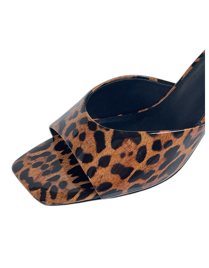 PREETENCE Heels Leopard Patent