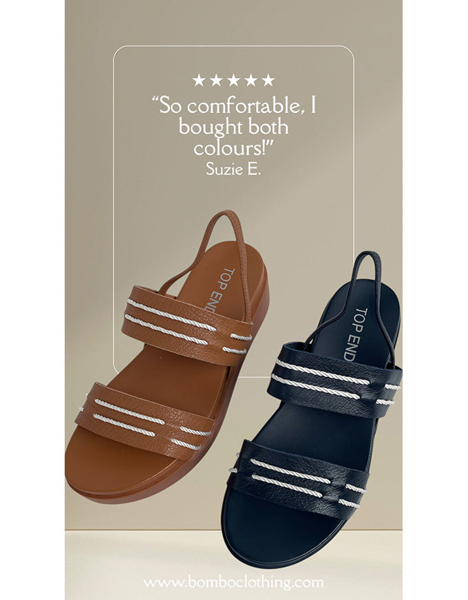 DOLLA Sandals Tan/Cream