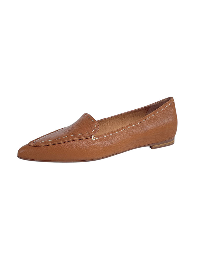 Yivi Pointed Toe Flats Tan