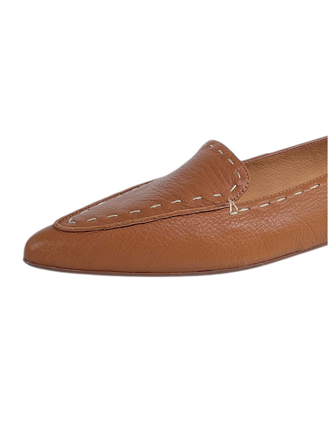Yivi Pointed Toe Flats Tan
