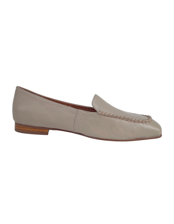 Pansha Leather Flats Vanilla