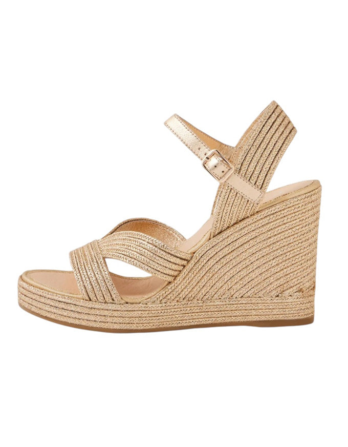 Emarson Rope Wedges Gold