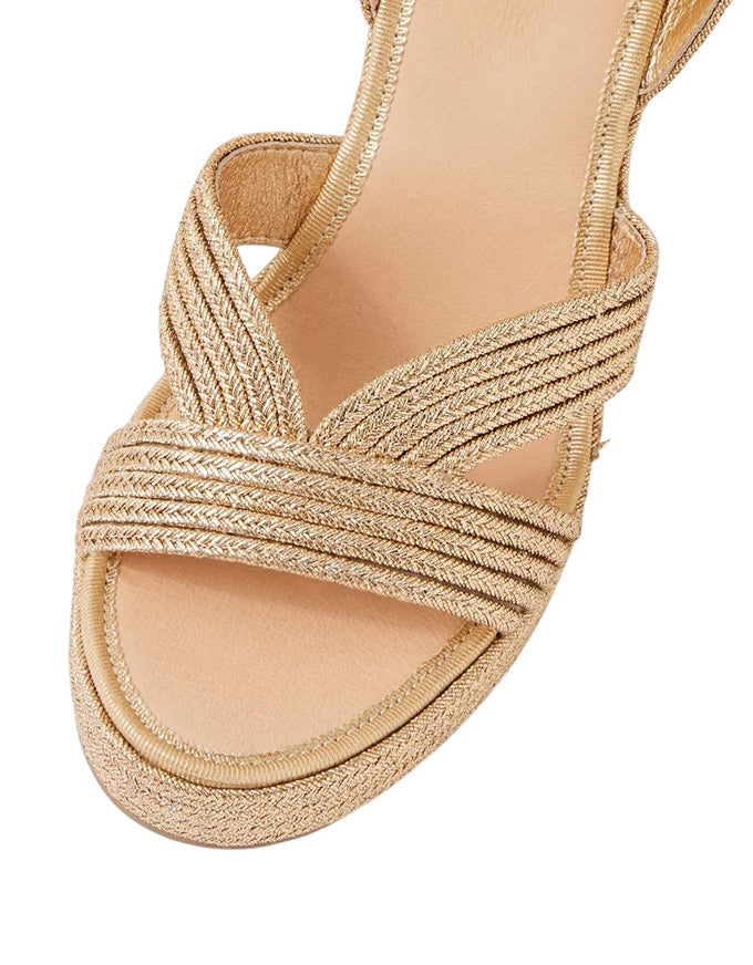 Emarson Rope Wedges Gold