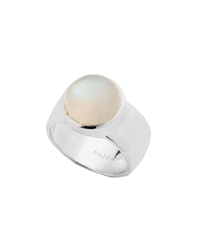 Chroma Silver Moonstone Ring