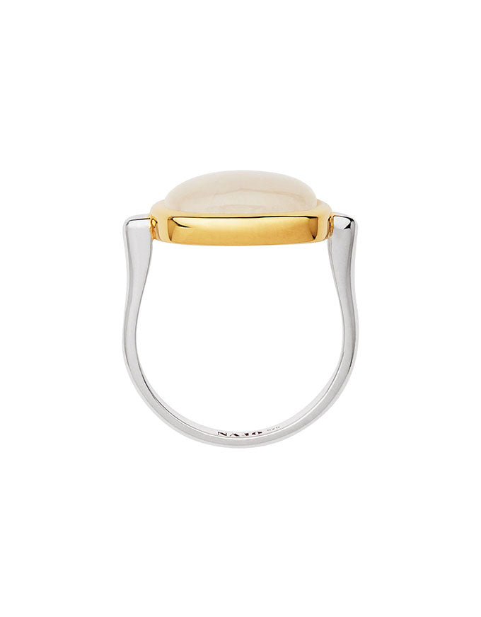Fleur Rainbow Moonstone Ring
