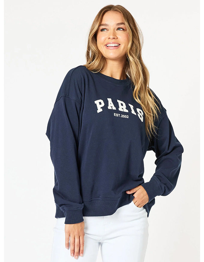 Paris Sweatshirt Navy