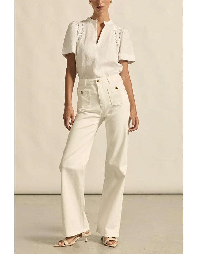 Recollect Top - Porcelain