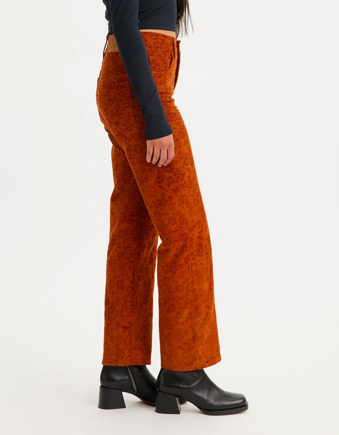Ribcage Corduroy Straight Ankle Pants