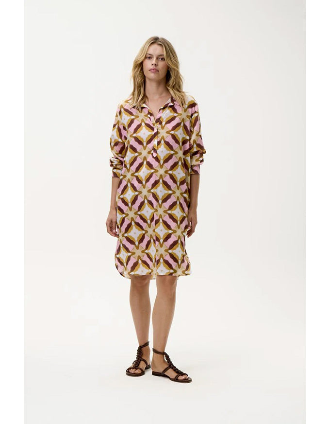 Middy Gilli Tobago Cotton Pink Ikat