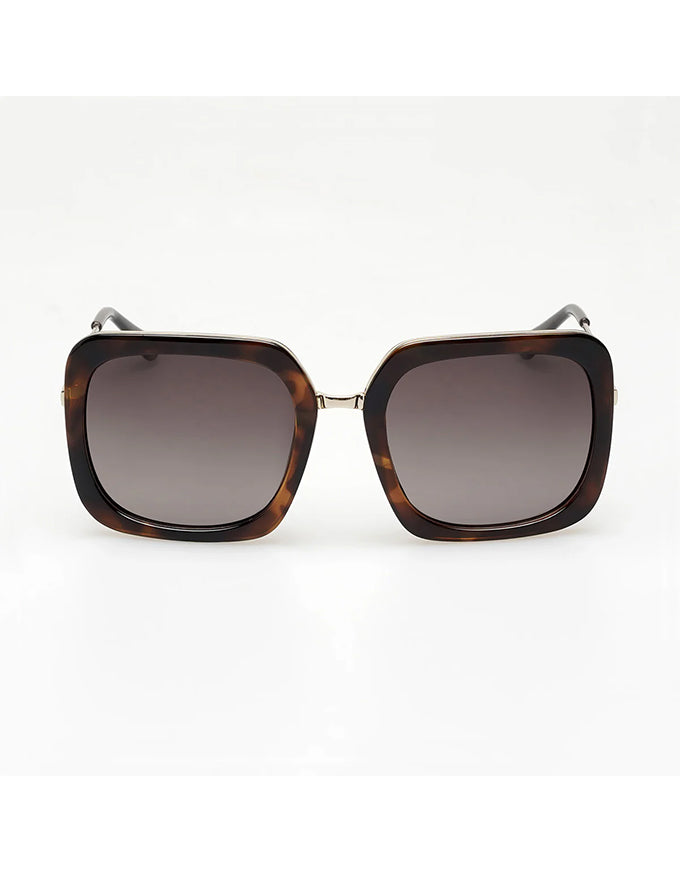 Alex Tortoiseshell Gold Brown Sunglasses