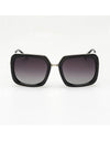 Alex Crystal Black Gold Smoke Sunglasses