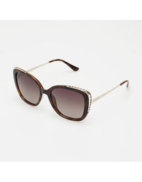 Bronte Tortoiseshell Gold Brown Sunglasses