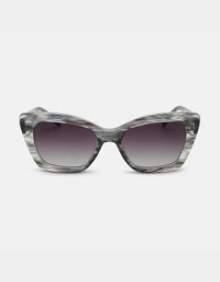Layla Sunglasses Grey Mosaic Smoke