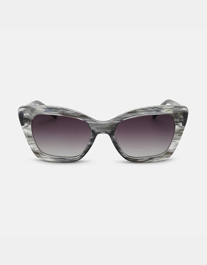 Layla Sunglasses Grey Mosaic Smoke
