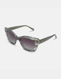 Layla Sunglasses Grey Mosaic Smoke