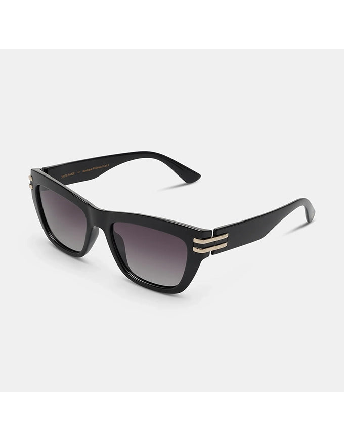 Paige Sunglasses Black Smoke