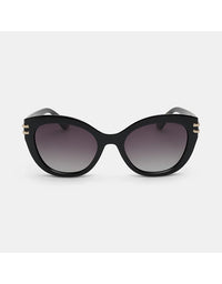 Hallie Sunglasses Black Smoke