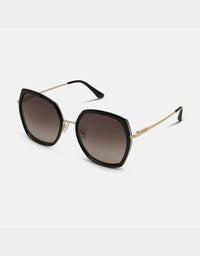 Indigo Sunglasses Black Brown