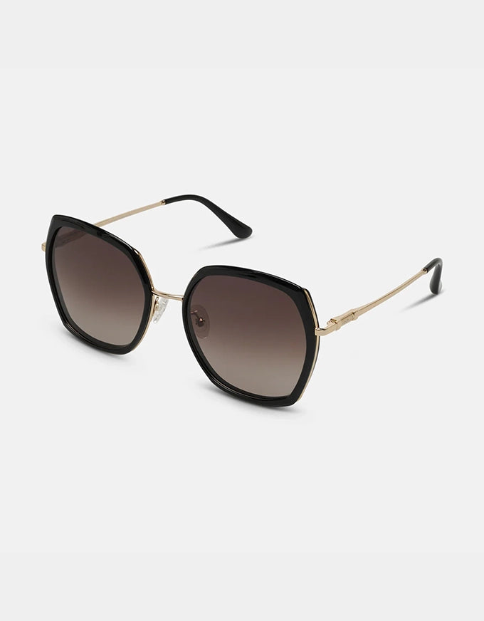 Indigo Sunglasses Black Brown