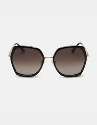 Indigo Sunglasses Black Brown