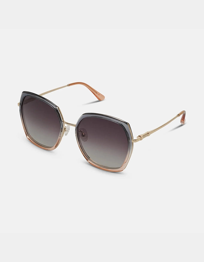 Indigo Sunglasses Ombre Blue Pink Smoke