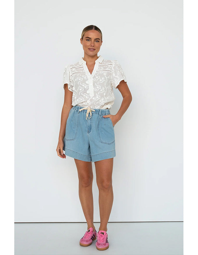 Sofia Short Sky Blue