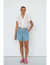Sofia Short Sky Blue